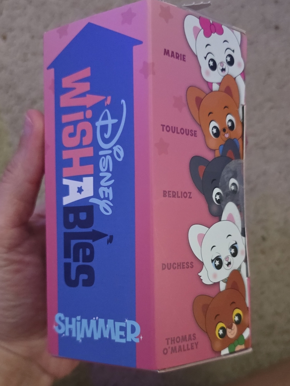 Disney Wishables Shimmer Kids Bath Toy Box - Pink & Blue